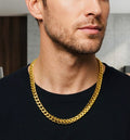 24” 18K PVD Gold Franco Cuban Chain Necklace 6mm