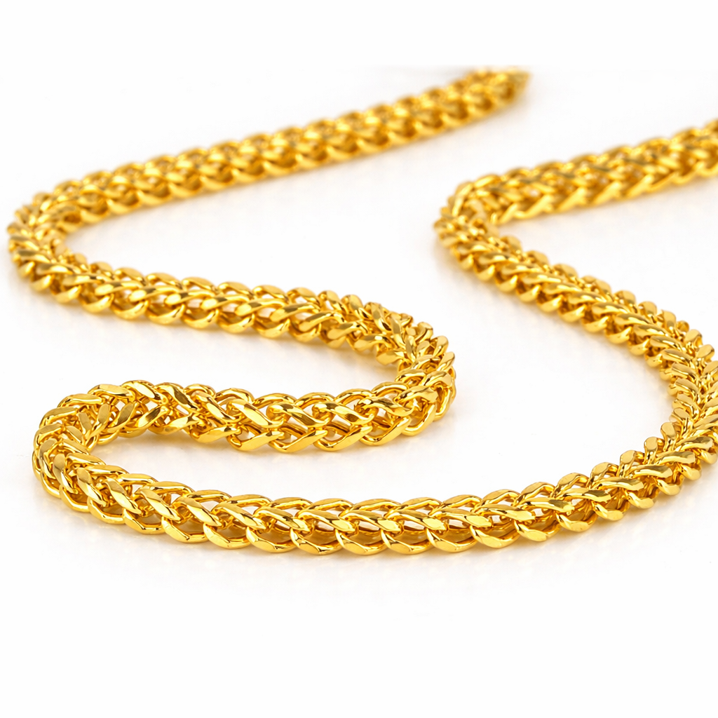 18k Gold Foxtail Franco Chain