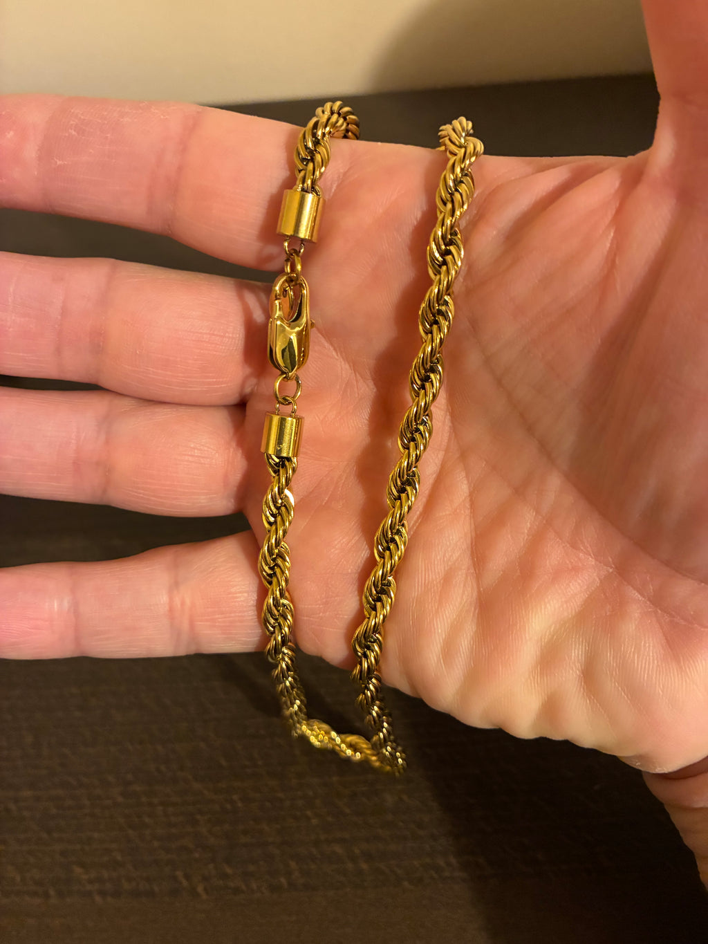 18K Gold Filled Rope Chain