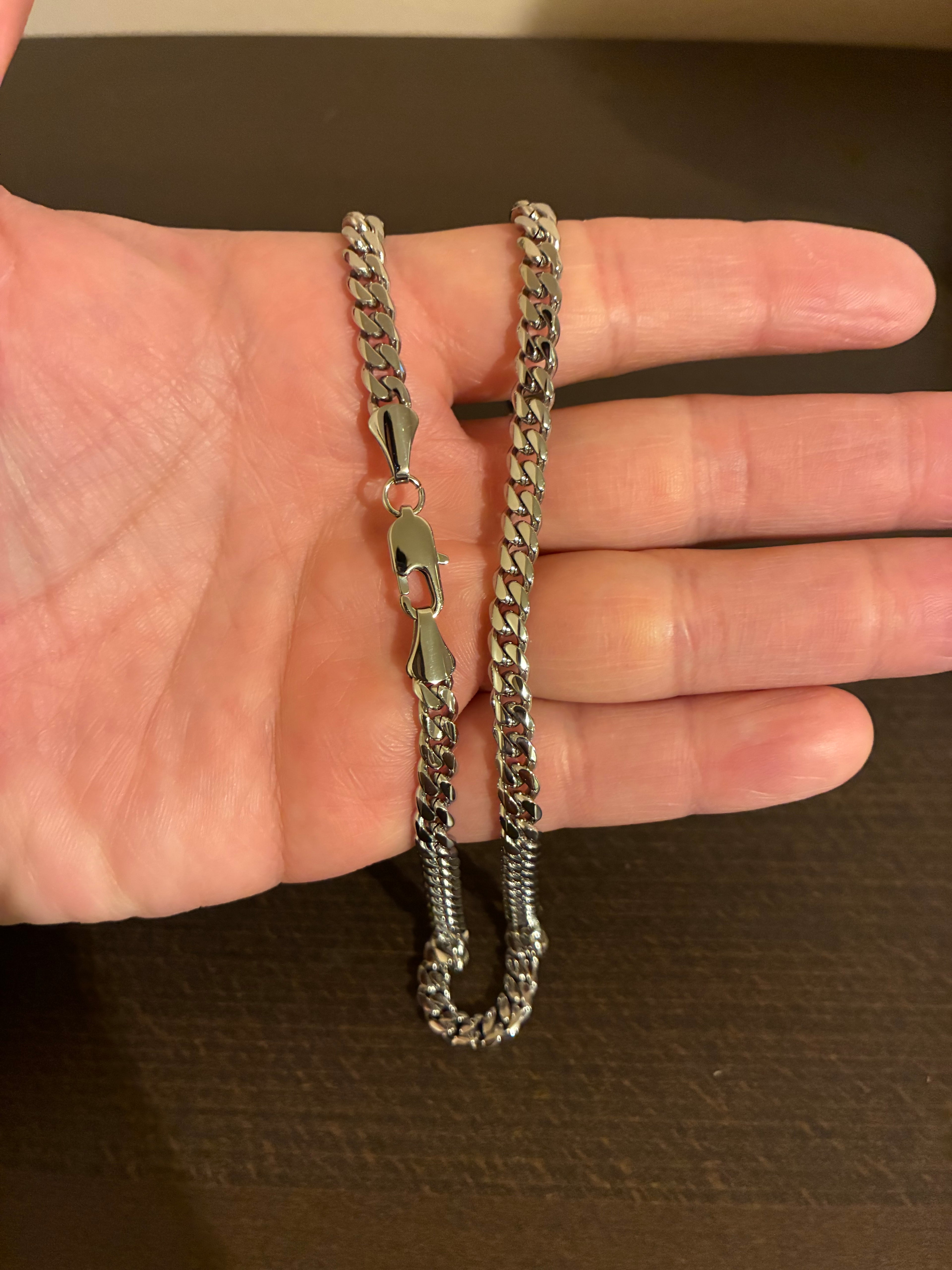 18K Gold Filled Cuban Chain, 22 inch 6mm