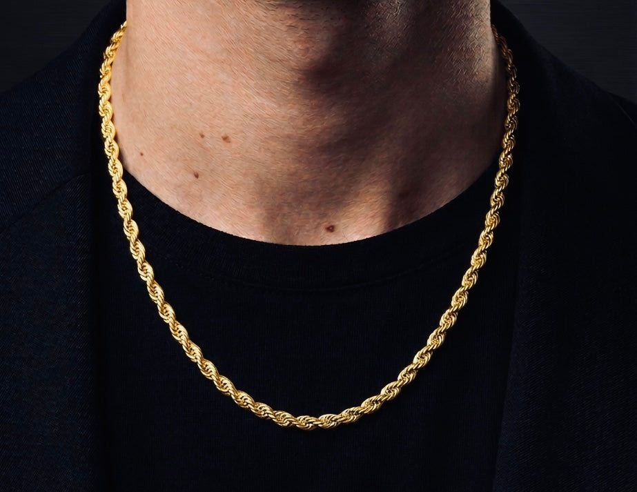 18K Gold Filled Rope Chain
