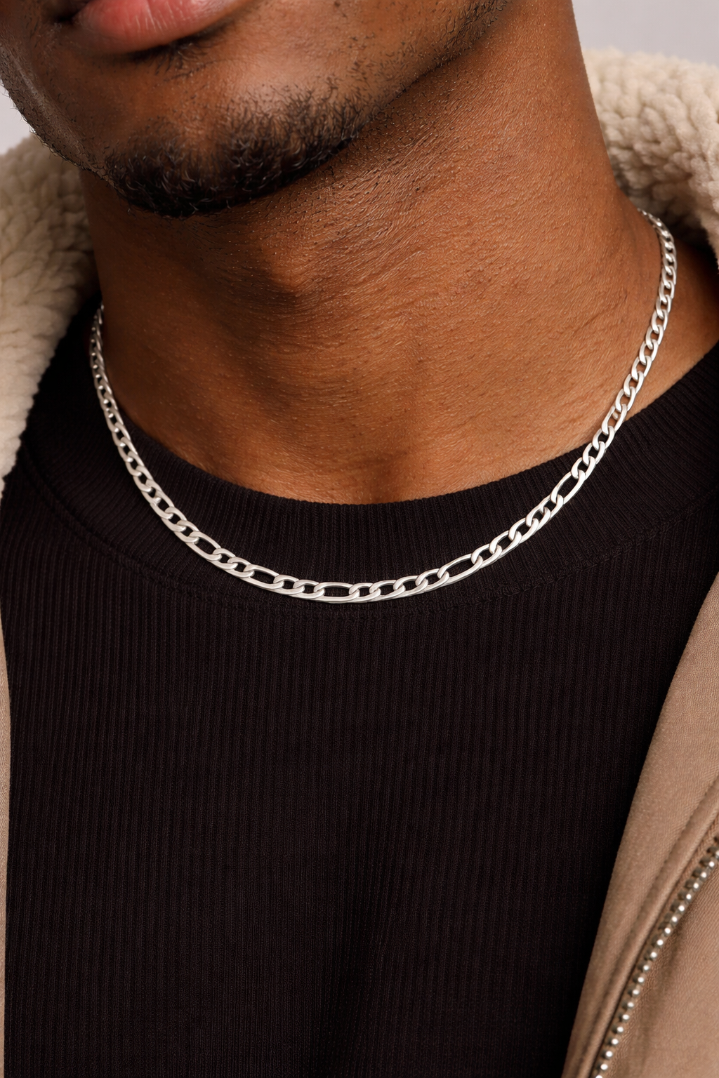 18K Gold Filled Figaro Chain, 22 inch 5mm