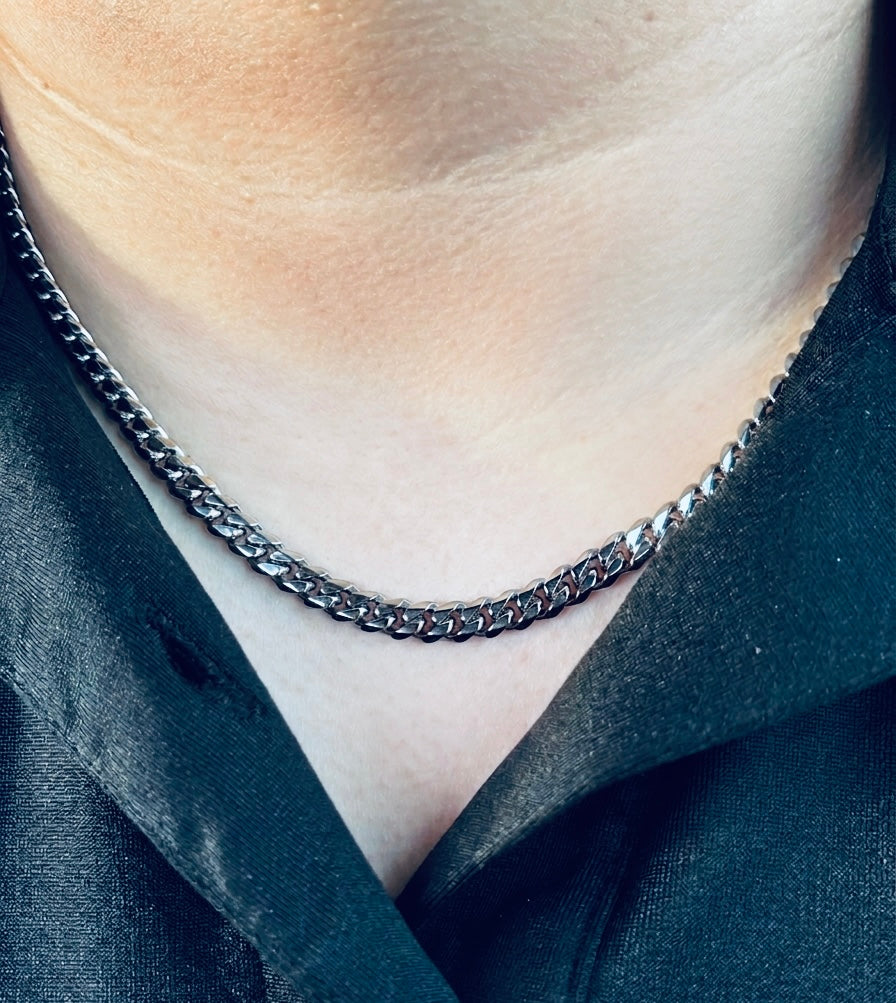 18K Gold Filled Cuban Chain, 22 inch 6mm