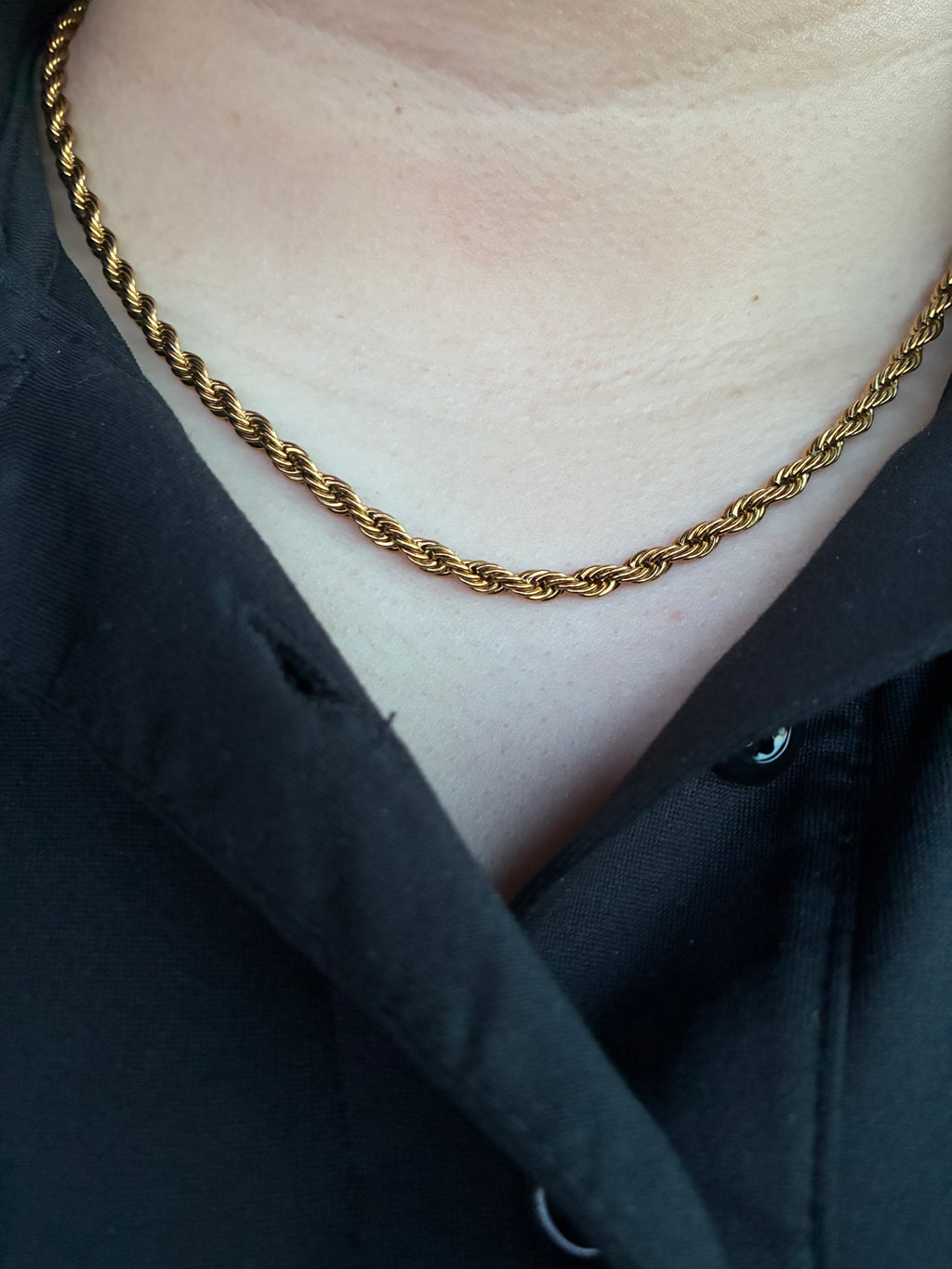 18K Gold Filled Rope Chain