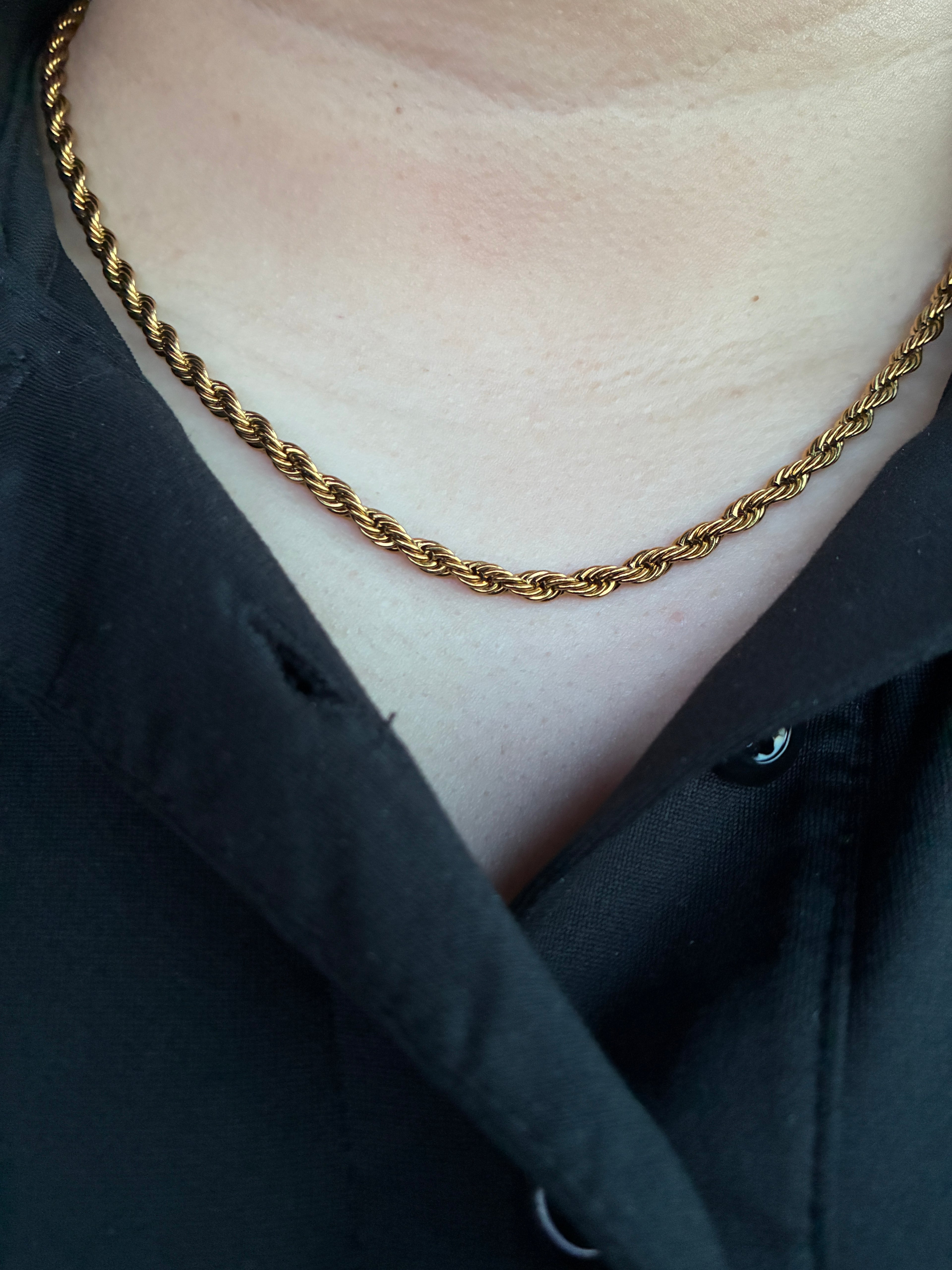 18K Gold Filled Rope Chain