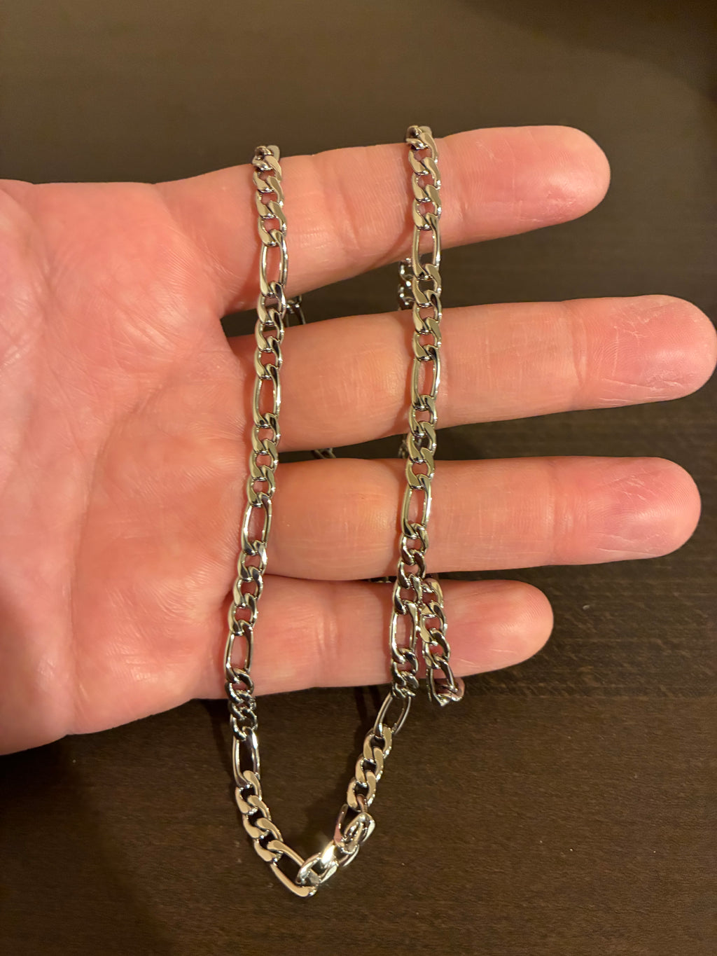 18K Gold Filled Figaro Chain, 22 inch 5mm